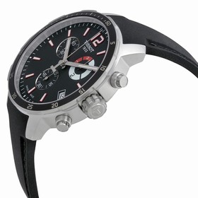 Tissot Quickster Soccer World Cup Black Dial Black Silicone Men's Watch T0954491705700