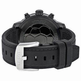Tissot Quickster Soccer World Cup Black Dial Black Silicone Men's Watch T0954493705700
