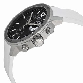 Tissot Quickster Soccer World Cup Black Dial White Silicone Men's Watch T0954491706700