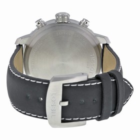 Tissot Quickster Soccer World Cup White Dial Black Leather Men's Watch T0954171603700