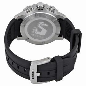 Tissot Seastar 1000 Chronograph Black Dial Black Rubber Men's Watch T0664171705700