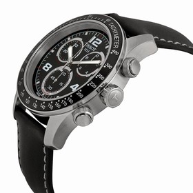 Tissot Sport V8 Black Dial Black Leather Men's Watch T039.417.16.057.02