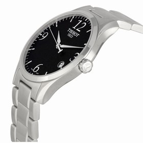 Tissot Stylis T Black Dial Stainless Steel Men's Watch T028.410.11.057.00
