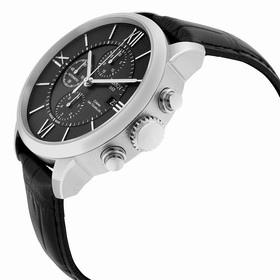 Tissot T-Classic Chemin Des Tourelles Black Dial Chronograph Men's Watch T0994271605800