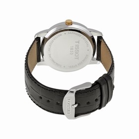 Tissot T-Classic Dream Black Dial Black Leather Men's Watch T033.410.26.053.00