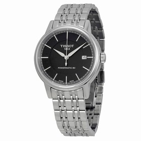 Tissot T Classic Powermatic Automatic Black Dial Stainless Steel Men's Watch T0854071105100