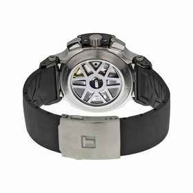 Tissot T Race Chronograph Automatic Black Polyurethane Men's Watch T0484272705700