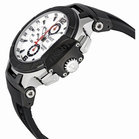 Tissot T Race Chronograph Black Rubber Strap Men's Watch T0484272703700