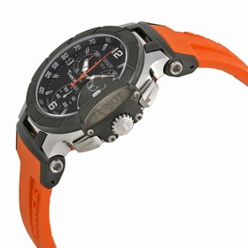 Tissot T Race Chronograph Orange Silicone Strap Ladies Watch T0482172705700