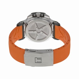 Tissot T Race Chronograph Orange Silicone Strap Ladies Watch T0482172705700