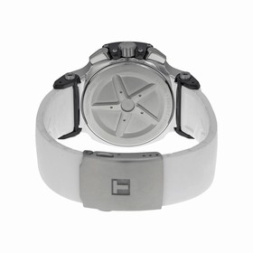 Tissot T Race Chronograph White Rubber Strap Men's Watch T0484172705705