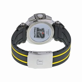 Tissot T-Race Thomas Luthi 2015 Black Dial Black and Yellow Rubber Band Men's Sports Watch T0924172705700