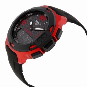 Tissot T-Race Touch Aluminium Black Dial Black Silicon Men's Sports Watch T0814209720700