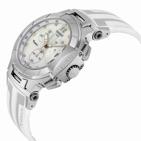 Tissot T-Race White Mother Of Pearl Dial White Silicone Men's Sports Watch T0484171711600