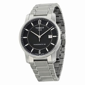 Tissot T-Classic Automatic Black Dial Two-tone Men's Watch T0874074405700
