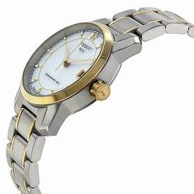 Tissot T-Classic Automatic Mother of Pearl Dial Two-tone Ladies Watch T0872075511700