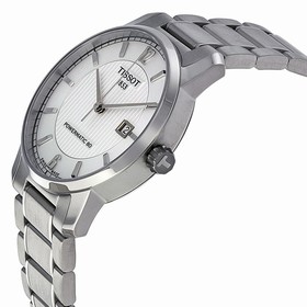 Tissot T-Classic Automatic Silver Dial Titanium Men's Watch T0874074403700