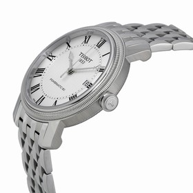 Tissot T-Classic Bridgeport Powermatic 80 Automatic Silver Dial Stainless Steel Men's Watch T0974071103300