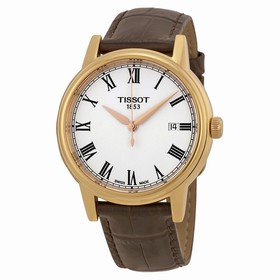 Tissot T-Classic Carson White Dial Rose Gold-tone Men's WatchT0854103601300