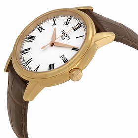 Tissot T-Classic Carson White Dial Rose Gold-tone Men's WatchT0854103601300
