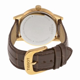 Tissot T-Classic Carson White Dial Rose Gold-tone Men's WatchT0854103601300