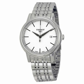 Tissot T-Classic Carson White Dial Stainless Steel Men's Watch T0854101101100
