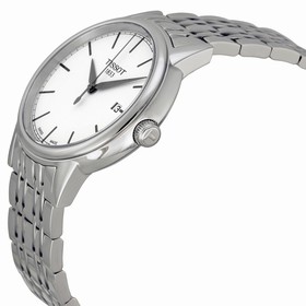 Tissot T-Classic Carson White Dial Stainless Steel Men's Watch T0854101101100