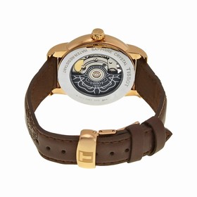 Tissot T-Classic Lady Heart Automatic Mother of Pearl Dial Brown Leather Ladies Watch T0502073711704