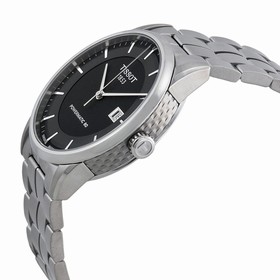 Tissot T-Classic Powermatic 80 Automatic Black Dial Stainless Steel Men's Watch T0864071105100
