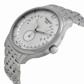 Tissot T-Classic Tradition Multi-Function White Dial Stainless Steel Men's Watch T0636371103700