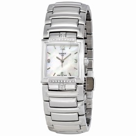 Tissot T-Evocation White Dial Stainless Steel Ladies Watch T0513106111700
