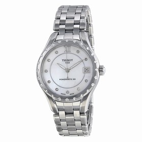 Tissot T-Lady Powermatic 80 Automatic Mother of Pearl Dial Stainless Steel Ladies Watch T0722071111600