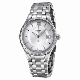 Tissot T-Lady Silver Dial Stainless Steel Ladies Watch T0722101103800
