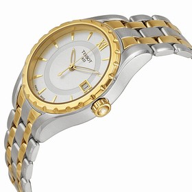 Tissot T-Lady Silver Dial Two-tone Ladies Watch T0722102203800