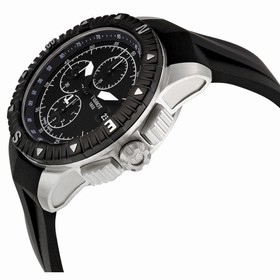 Tissot T-Navigator Automatic Black Dial Stainless Steel Men's Watch T0624271705700