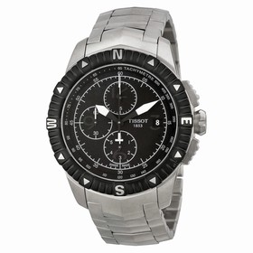Tissot T-Navigator Chronograph Black Dial Men's Watch T0624271105700