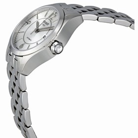 Tissot T-One Silver Dial Stainless Steel Bracelet Automatic Ladies Watch T0380071103700