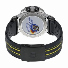 Tissot T-Race Chronograph Black Dial Black Rubber Men's Watch T0484172705103