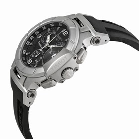 Tissot T-Race Chronograph Black Rubber Strap Ladies Watch T0482171705700