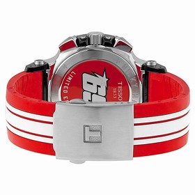 Tissot T-Race Nicky Hayden 2013 Limited Edition Chronograph White Dial Red and White Rubber Men's Watch T048.417.27.017.00