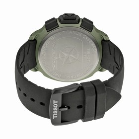 Tissot T-Race Touch Black Dial Black Rubber Men's Watch T0814209705701