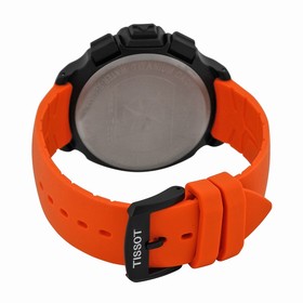 Tissot T-Race Touch Black Dial Orange Rubber Men's Watch T0814209705702