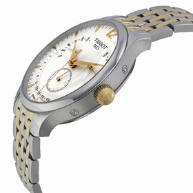 Tissot Tradition Perpetual White Dial Two-tone Men's Watch T0636372203700