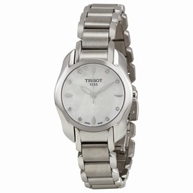 Tissot Trend T-Wave Mother of Pearl Dial Stainless Steel Ladies Watch T0232101111600