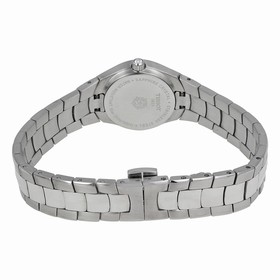 Tissot T-Round White Diamond Dial Stainless Steel Ladies Watch T0960091111600