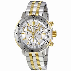 Tissot T-Sport PRS200 Chronograph Silver-tone Dial Men's Watch T0674172203100