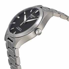 Tissot T-Tempo Automatic Black Dial Stainless Steel Men's Watch T0604081105100