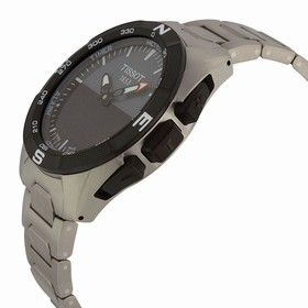Tissot T-Touch Expert Solar Grey-Black Dial Titanium Band and Case Men's Sports Watch T0914204408100