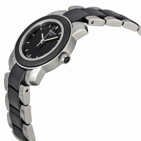 Tissot T-Trend Cera Black Ceramic Ladies Watch T0642102205100