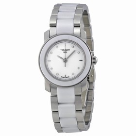 Tissot T-Trend Cera White Ceramic Diamond Ladies Watch T0642102201600